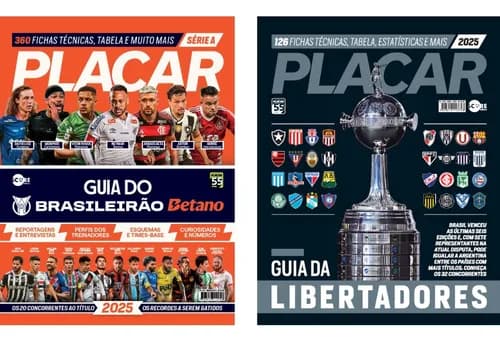 Kit Guia Brasileirão E Libertadores 2025