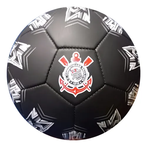 Bola Futebol Estádio 24 Corinthians Preto