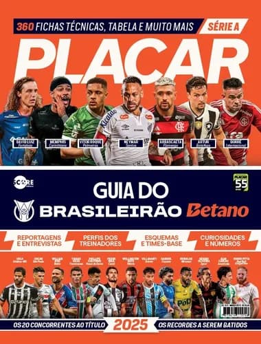 Revista Placar Março Ed1521 Guia Do Brasileirão 2025