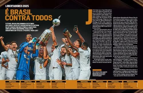 Revista Placar Abril Ed 1522 Guia Da Libertadores 2025