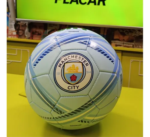 Bola De Futebol De Campo Manchester City N5 Licenciada Branco