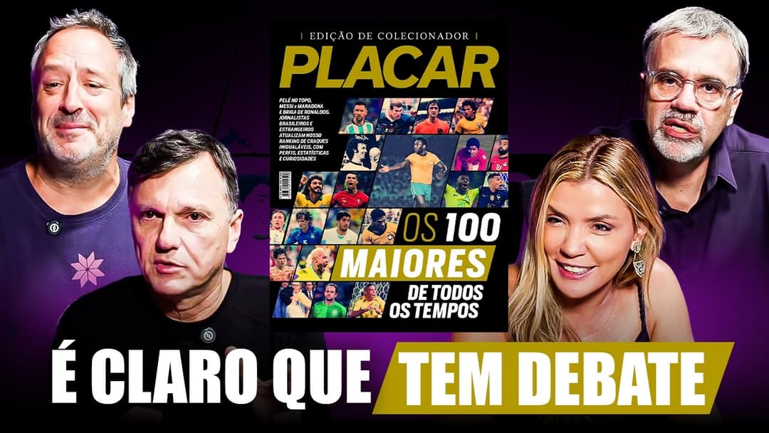 PELÉ, MESSI, MARADONA E MAIS: PLACAR ELEGE OS 100 MAIORES DE TODOS OS TEMPOS