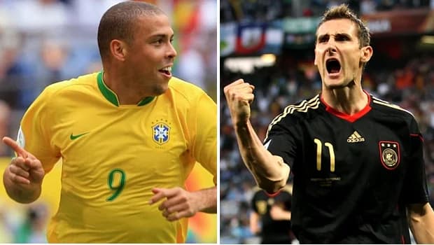 Klose, Ronaldo e mais: os maiores artilheiros da Copa do Mundo