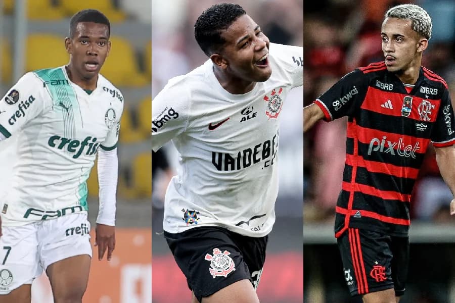Wesley, Estevão e mais jovens que podem brilhar na temporada