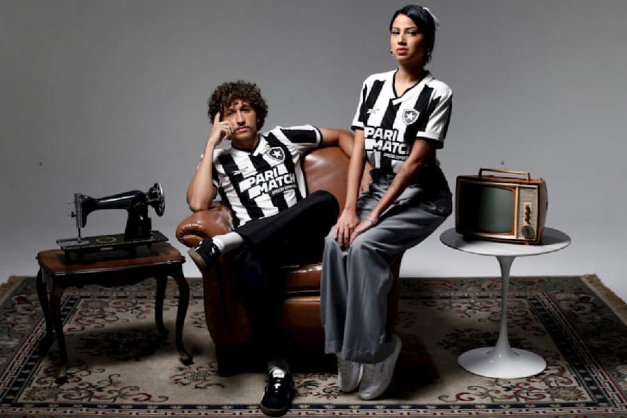 Botafogo lança uniforme do ‘passado, presente e futuro’