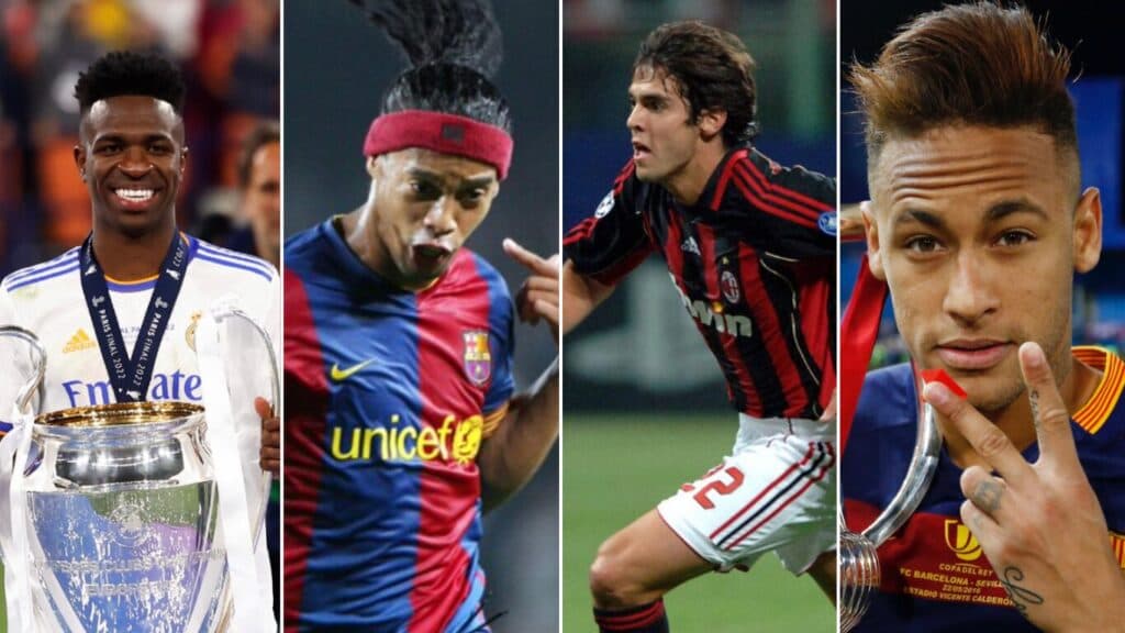 Bola de Ouro? Vini Jr. tem números superiores aos de Kaká e Ronaldinho