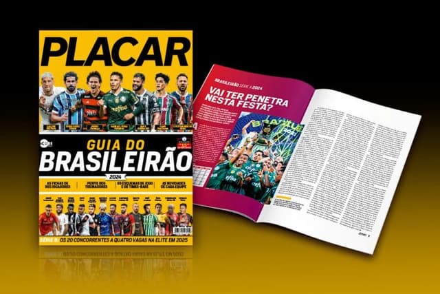PLACAR lança o guia do Brasileirão 2024; garanta o seu