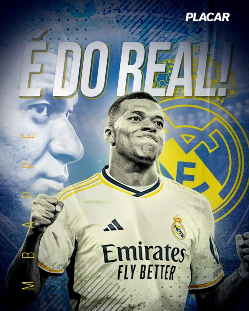 Mbappé é anunciado oficialmente no Real Madrid
