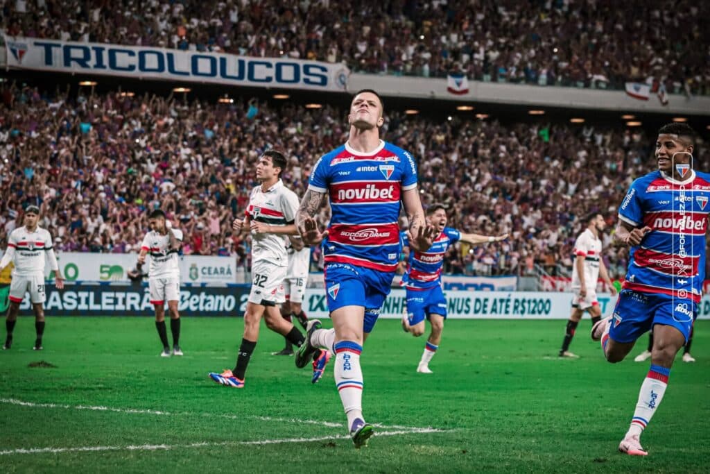 Fortaleza vence confronto direto contra o São Paulo e segue no G-4