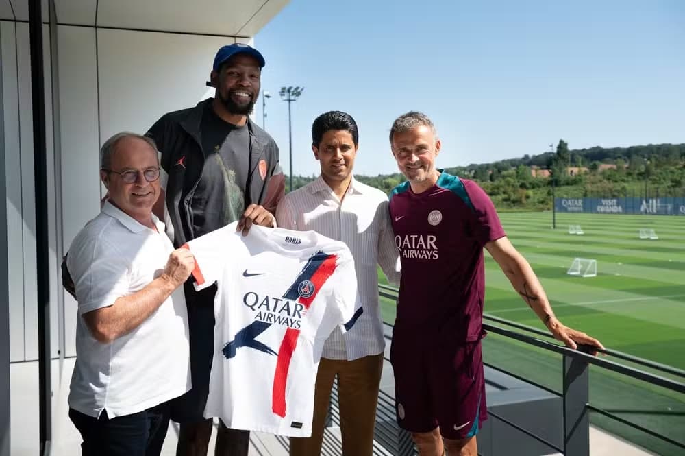 Kevin Durant é o novo sócio do PSG
