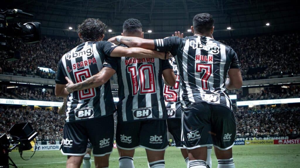 Paulinho, Hulk e Scarpa juntos fizeram 50% dos gols do Atlético