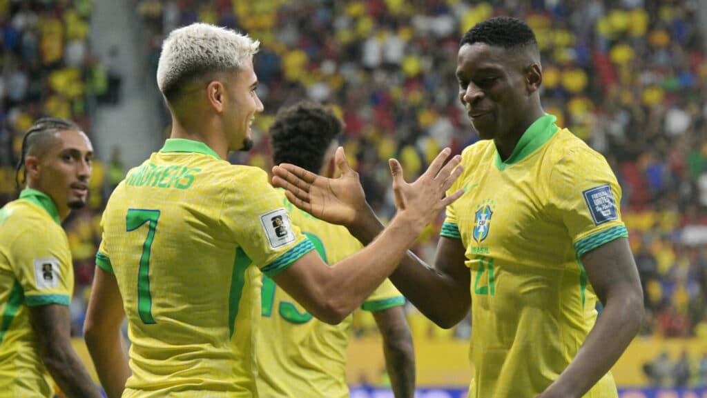 Brasil desencanta e goleia o Peru com gritos de ‘olé’ em Brasília