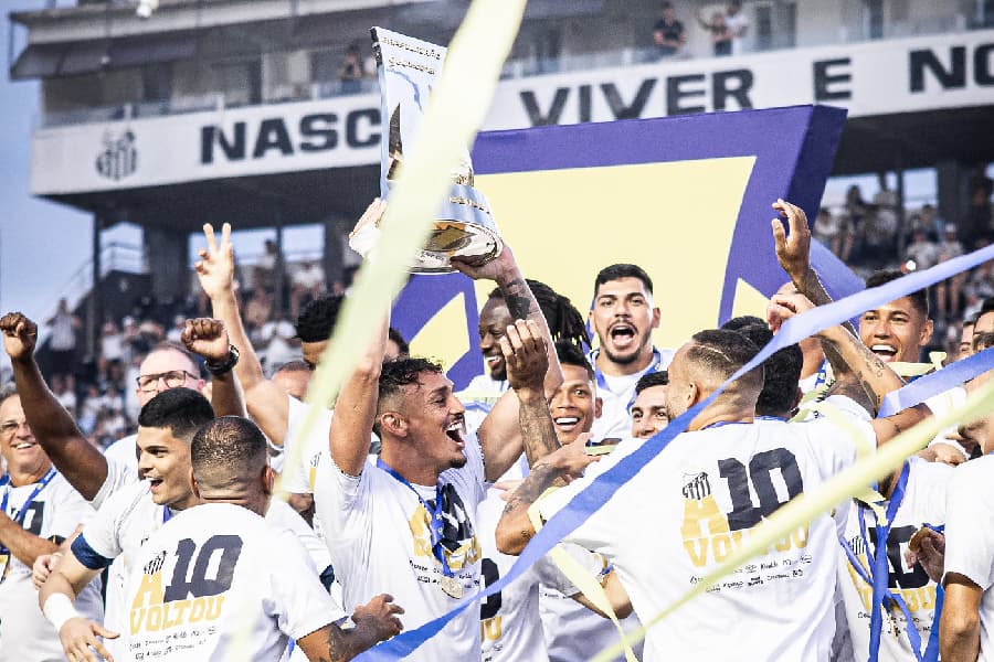 Santos se torna o pior campeão da série B; veja lista
