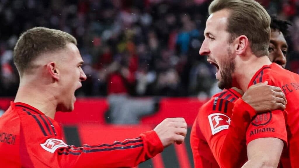 Harry Kane anota hat-trick, e Bayern vence mais uma na Bundesliga