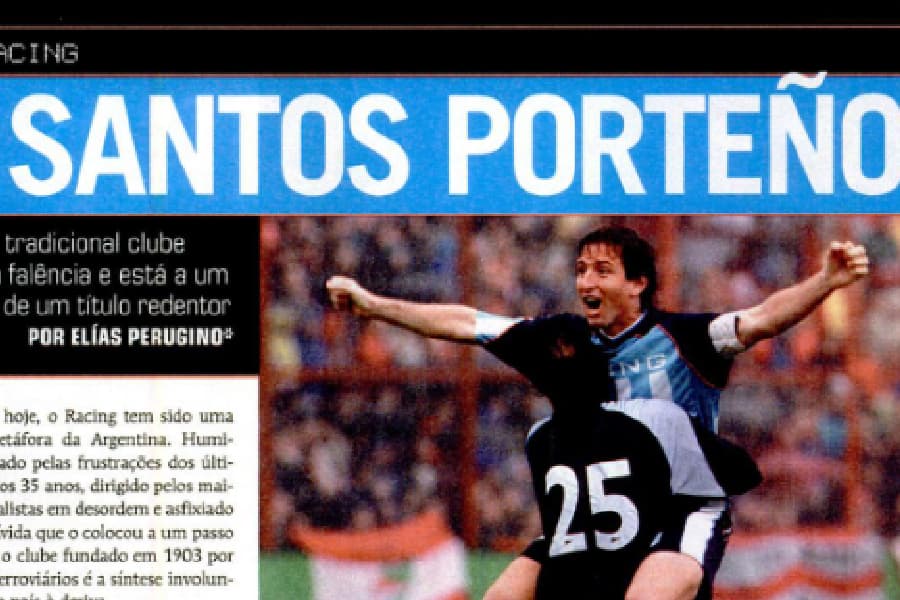 Santos portenho? Como PLACAR cobriu falência e redenção do Racing
