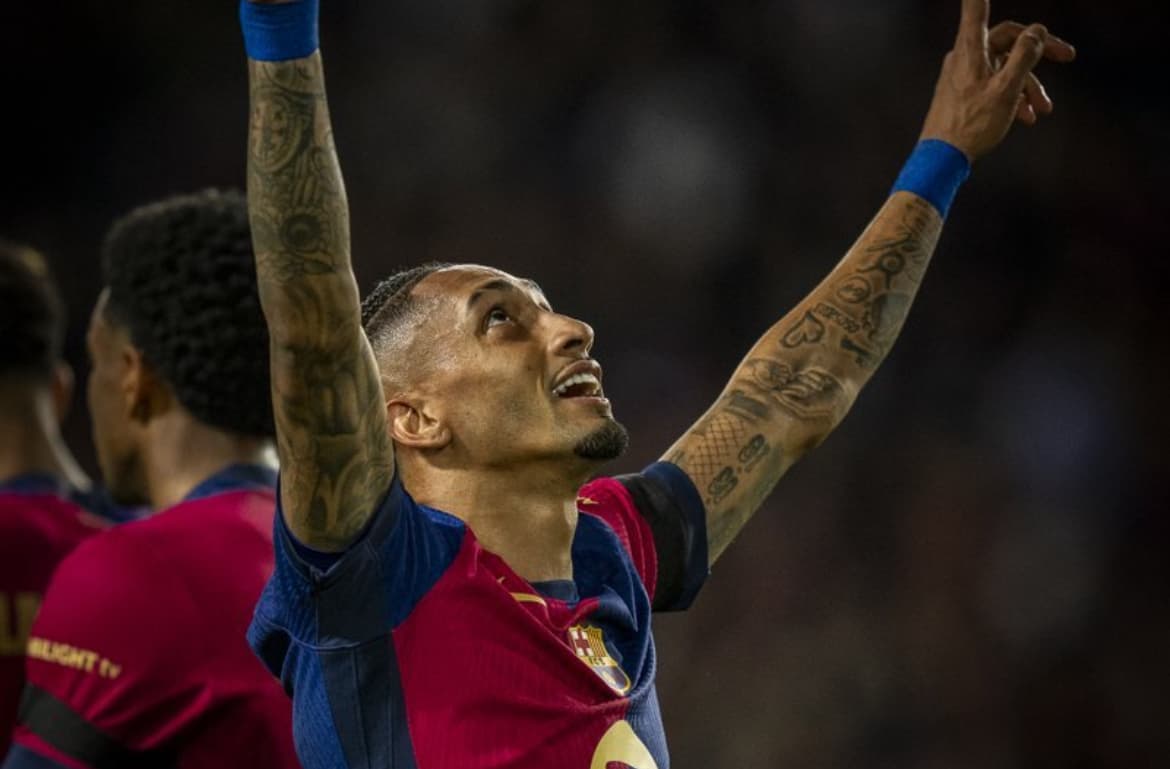 Raphinha é o 2º com mais participações em gols em uma edição de Champions