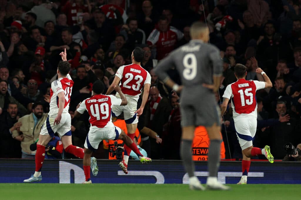 Champions: Arsenal faz 3 no Real Madrid e encaminha semi após 16 anos