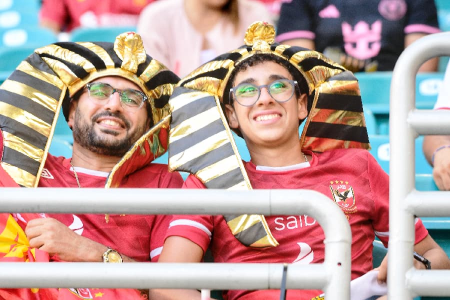Torcedores do Al Ahly na partida contra o Inter Miami - Alexandre Battibugli / PLACAR