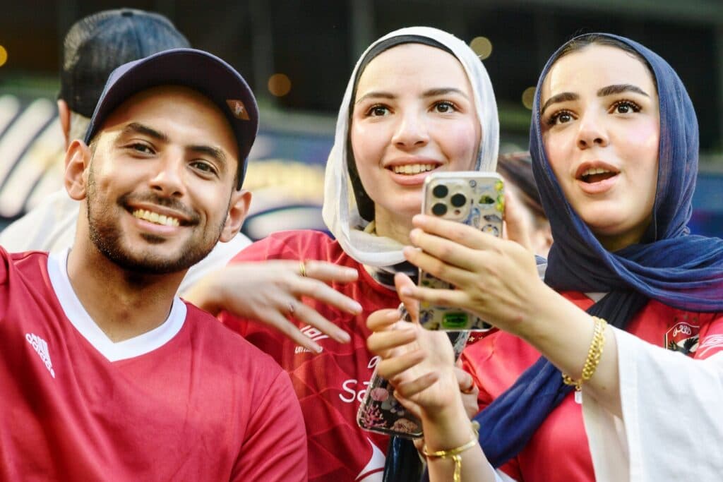 Torcedores do Al Ahly na partida contra o Inter Miami - Alexandre Battibugli / PLACAR