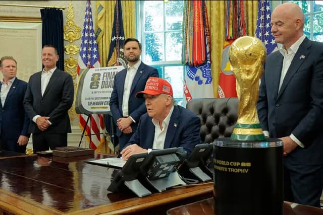 Trump anuncia data do sorteio da Copa do Mundo de 2026