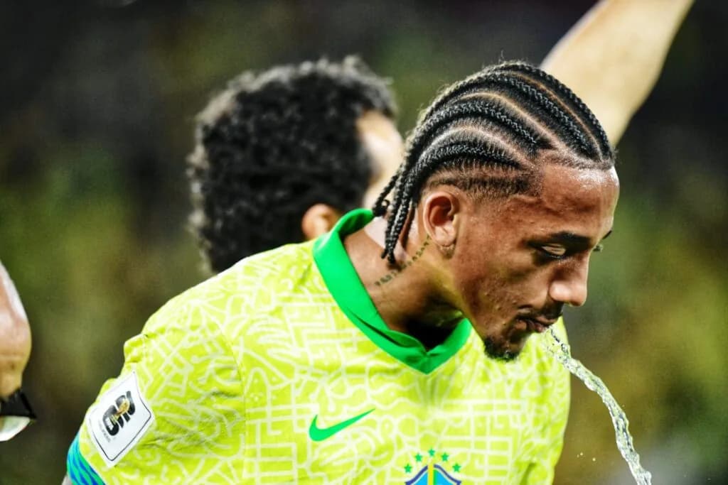 João Pedro em Brasil x Chile, no Maracanã - Alexandre Battibugli/PLACAR