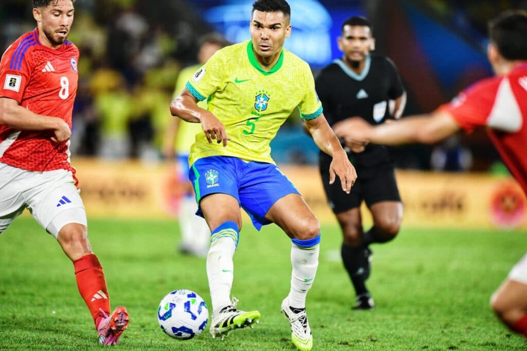 Casemiro em Brasil x Chile, no Maracanã - Alexandre Battibugli/PLACAR
