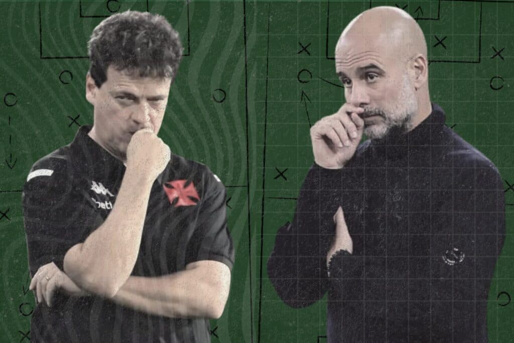 Prancheta PLACAR: por que Diniz e Guardiola têm mais diferenças que semelhanças