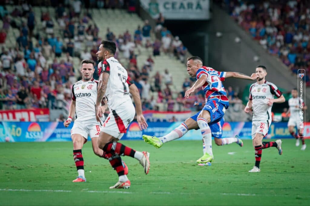 Flamengo tropeça no Fortaleza em corrida pela título do Brasileirão