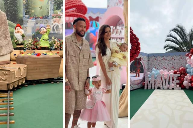 Filha de Neymar e Bruna Biancardi, Mavie celebra 2 anos com tema Disney