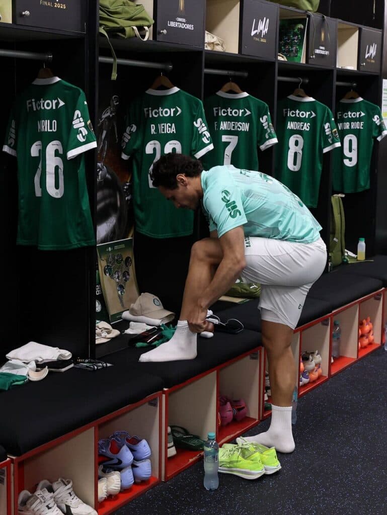 Raphael Veiga foi relacionado como titular do Palmeiras - Cesar Greco/Divulgação/Palmeiras