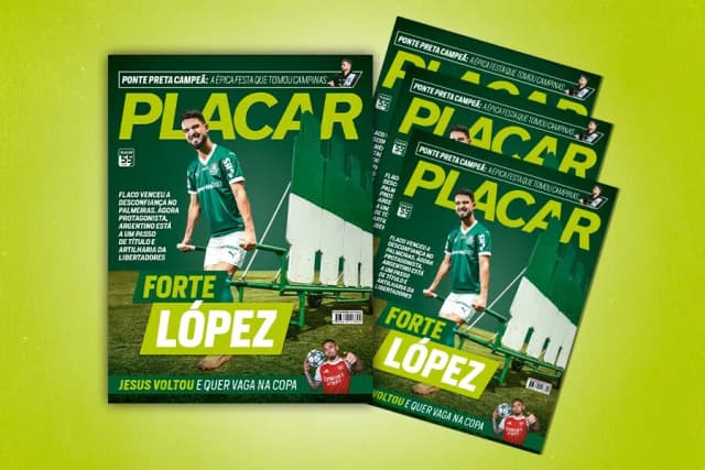 Flaco López, Gabriel Jesus e Ponte campeã são destaques da PLACAR de novembro