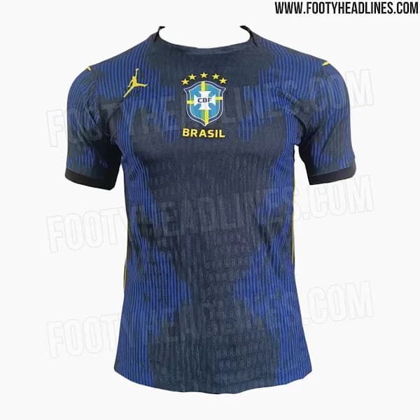 Site especializado em camisas vazou a imagem de um possível uniforme 2 da seleção para a Copa do Mundo 2026
