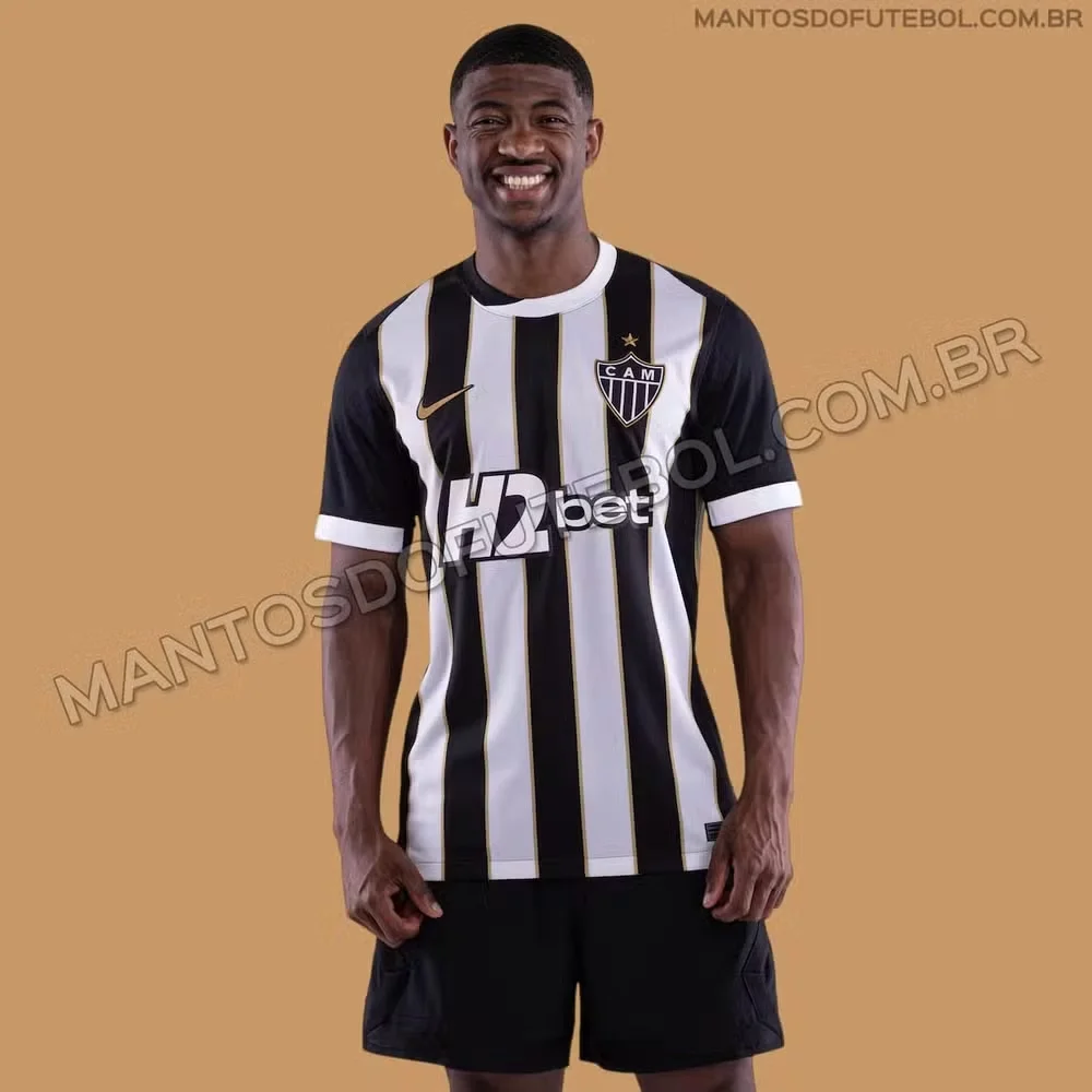 Imagens revelam a primeira camisa do Atlético-MG produzida pela Nike