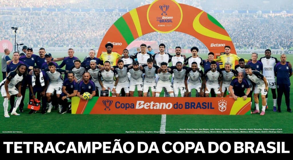 Corinthians é tetracampeão da Copa do Brasil em 2025 - Alexandre Battibugli/PLACAR