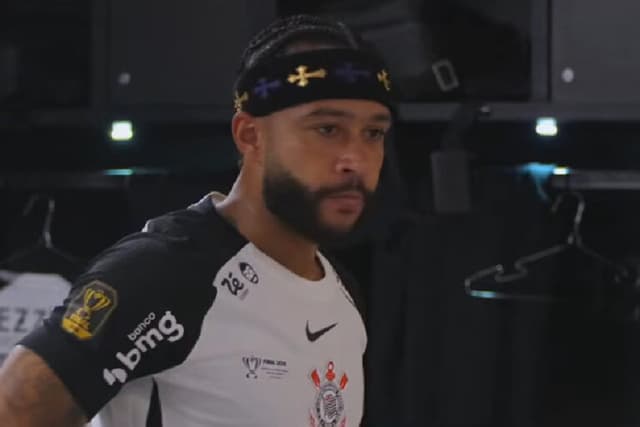 Corinthians mostra discurso empolgante de Memphis antes de título da Copa do Brasil