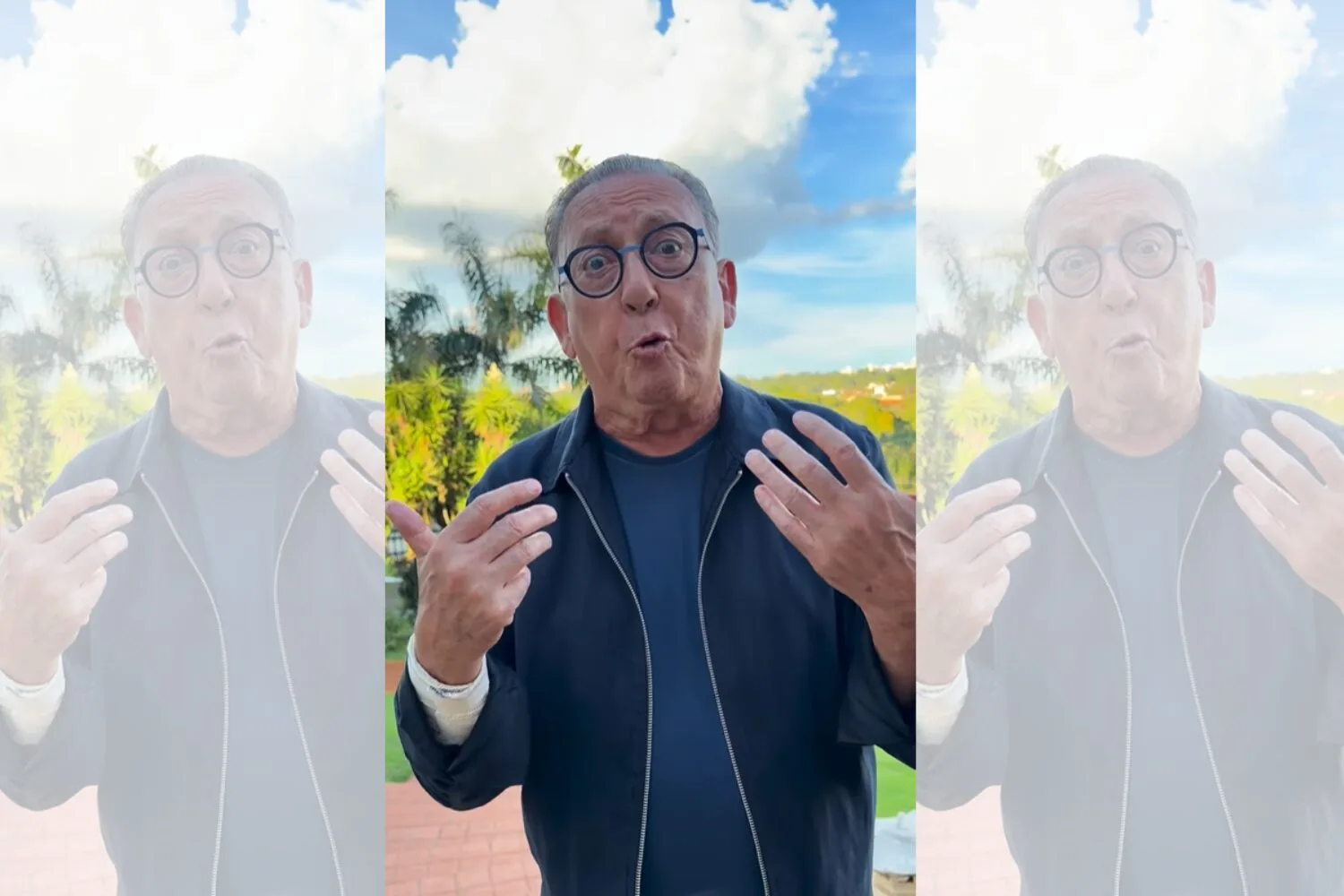 Galvão Bueno tranquiliza fãs e explica motivo da internação