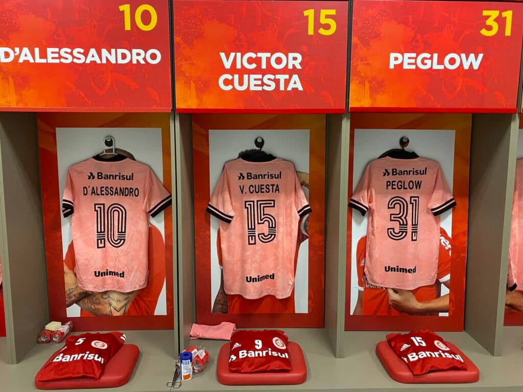 Inter usou rosa pela primeira vez em 2020 - Divulgação