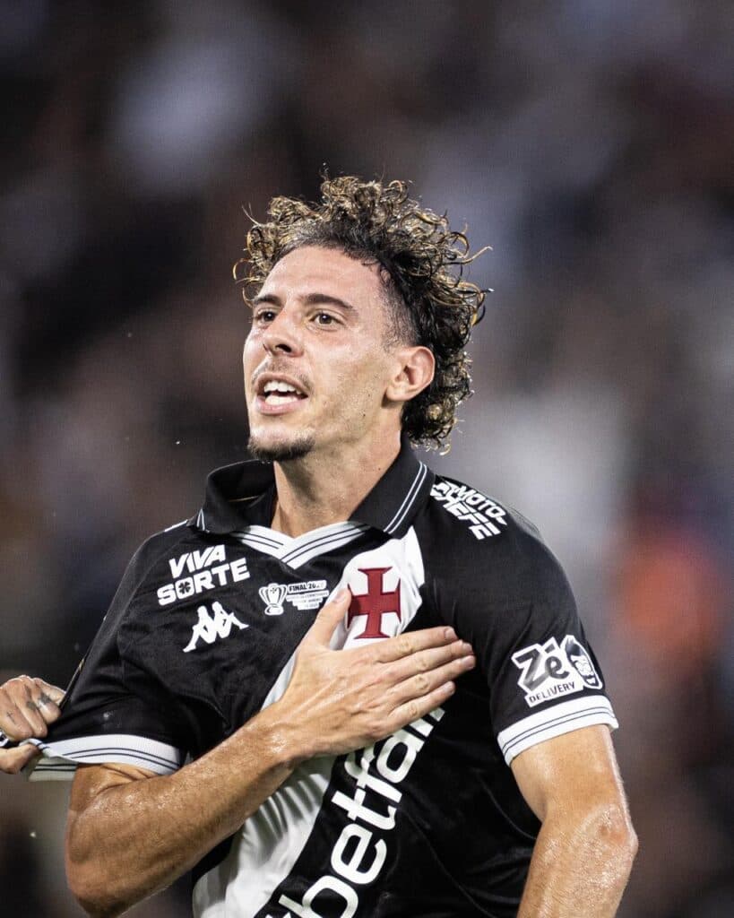 Nuno Moreira marcou no Vasco x Corinthians pela final da Copa do Brasil - Divulgação/Vasco