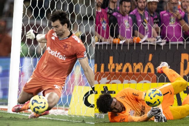 Léo Jardim ou Hugo Souza: quem é mais pegador de pênaltis?