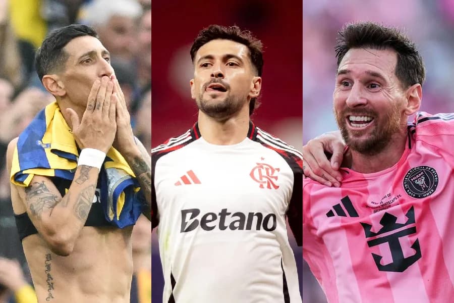 Rei da América 2025: Arrascaeta concorre com Di María, Messi e mais estrelas