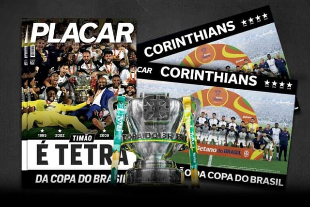 PLACAR lança pôster do Corinthians, tetra da Copa do Brasil