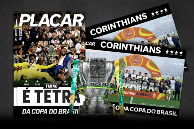 PLACAR lança pôster do Corinthians, tetra da Copa do Brasil