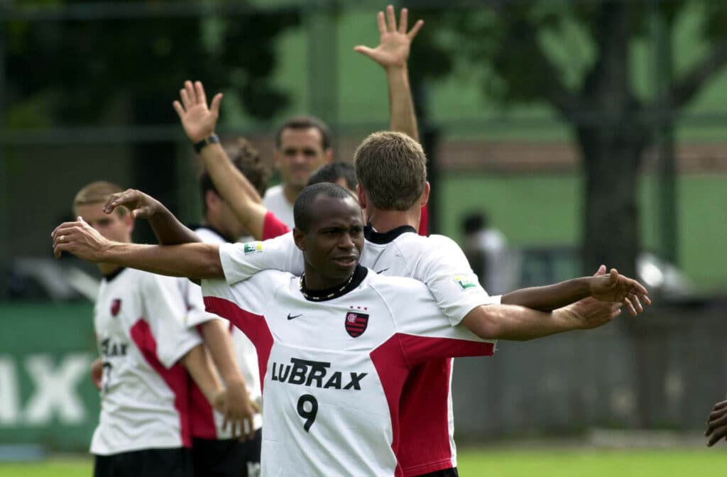 Edílson, do Flamengo (RJ), durante treino - Acervo/PLACAR