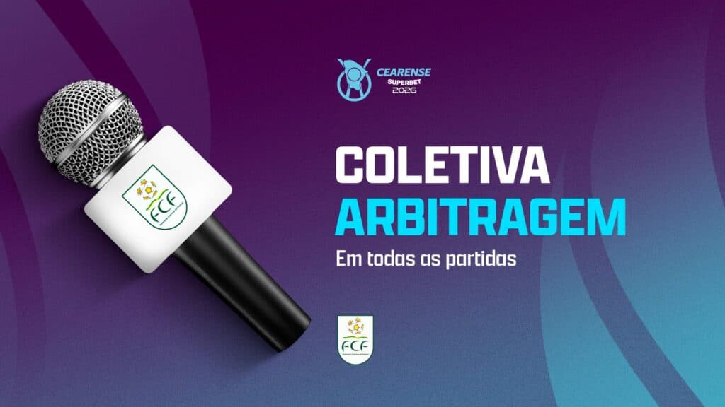 Árbitros vão conceder coletiva no Campeonato Cearense