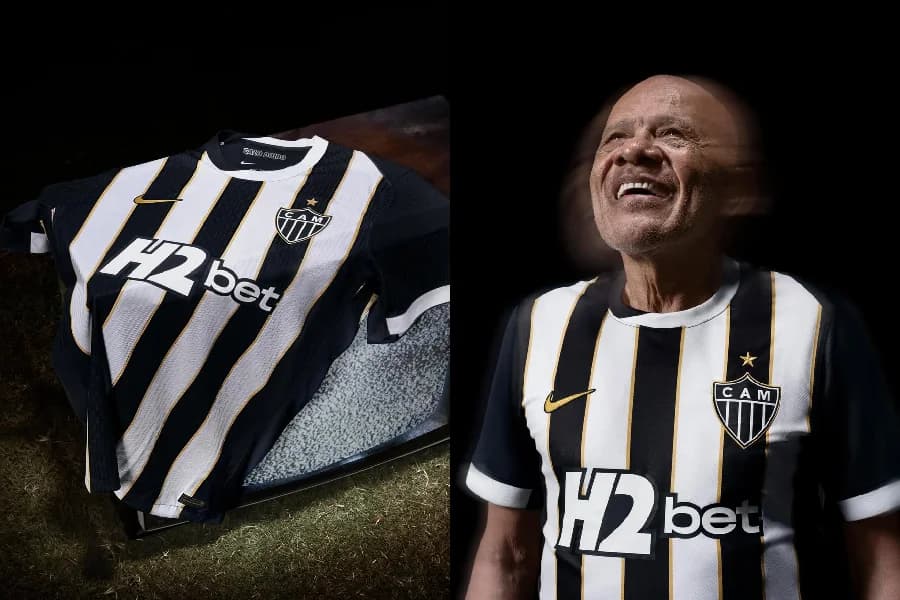 Atlético-MG e Nike lançam camisa inspirada no título brasileiro de 1971