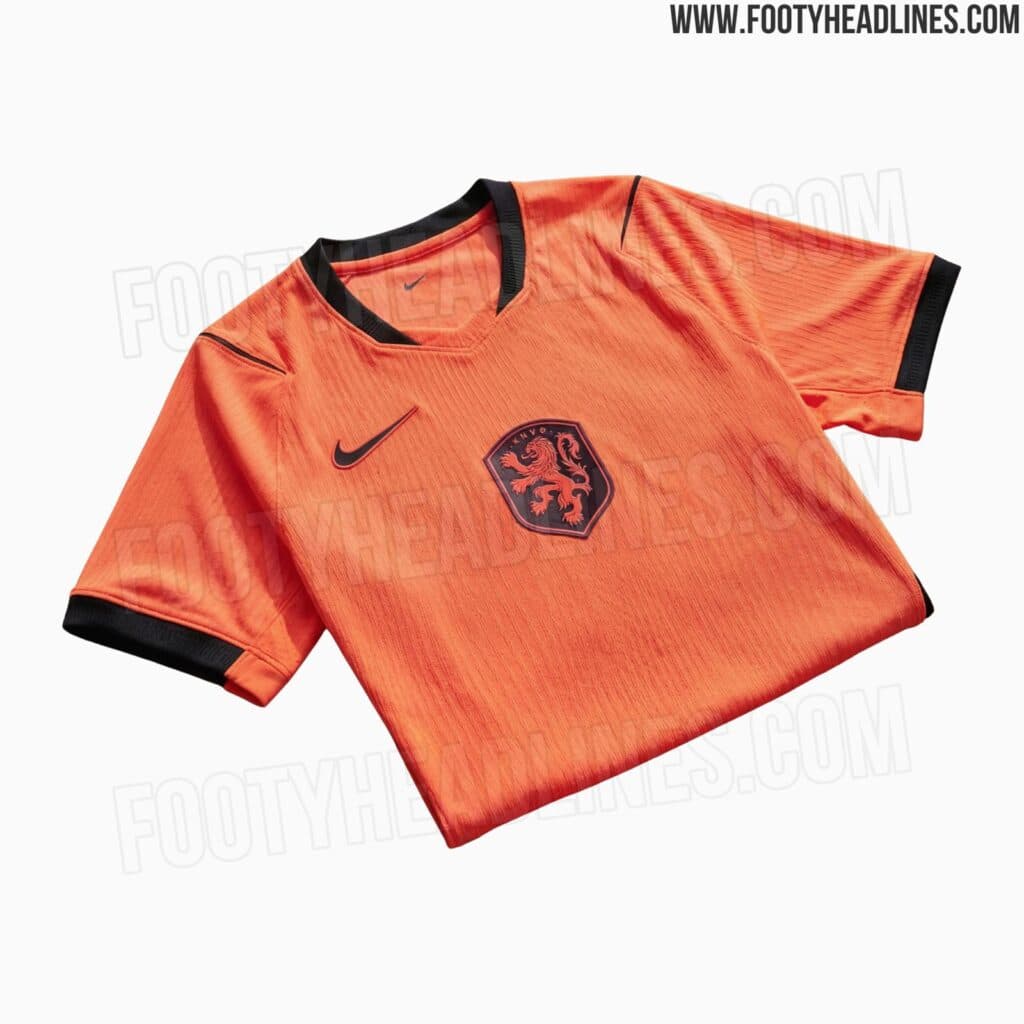 Camisa titular da Holanda - Footy Headlines/Reprodução