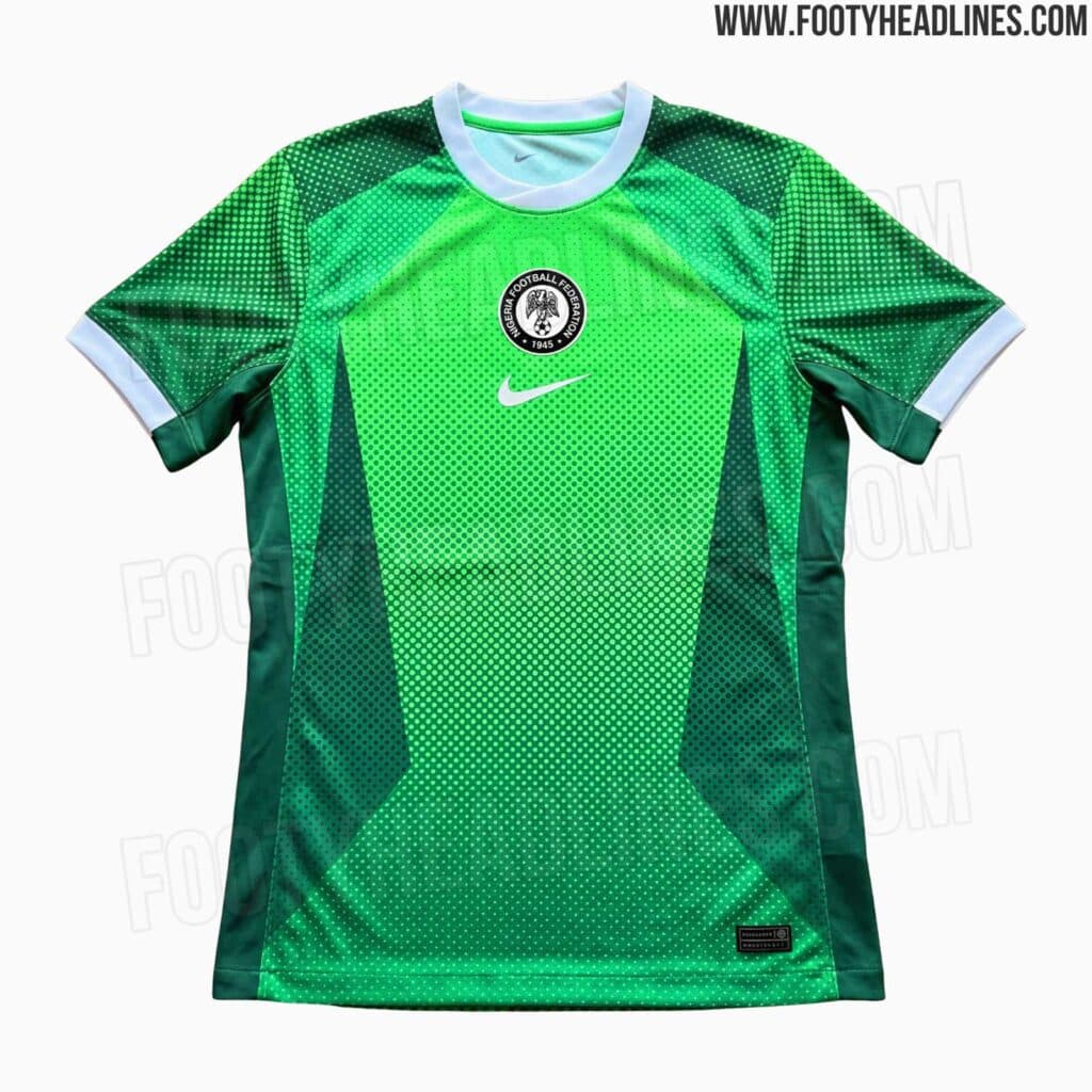 Camisa titular da Nigéria - Footy Headlines/Reprodução