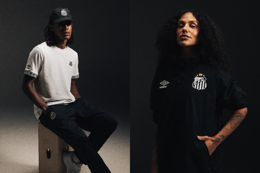 Santos lança uniformes de treino e de viagem para 2026