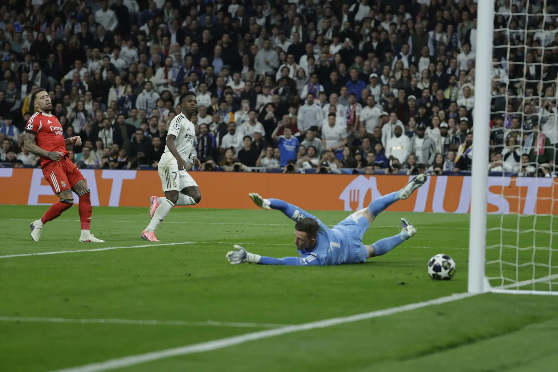 Decide e baila: Real Madrid elimina Benfica com gol de Vini Jr.