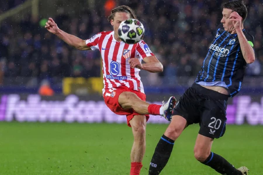 Club Brugge busca empate heroico e frustra Atlético de Madrid na Bélgica